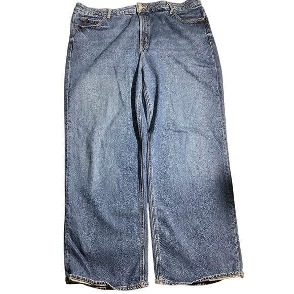 Old Navy Women’s Denim Blue Size 20 — Extra High-Rise, Sky-Hi, Wide Leg - Picture 1 of 8